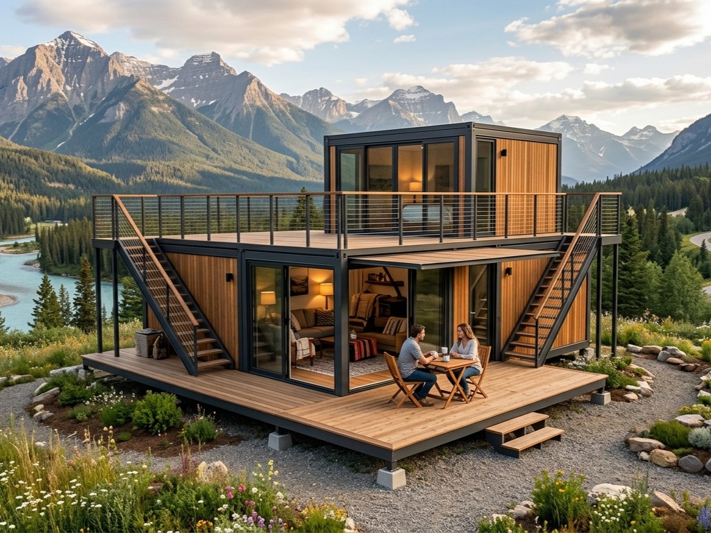 Sustainable Living House - Çevre Dostu Prefabrik Ev, 2 Yatak