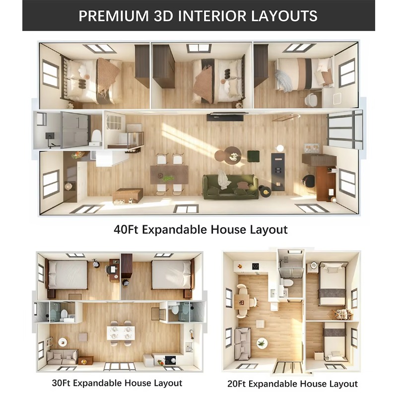 Özelleştirilmiş Modern Prefabr - Sustainable Living House incelemesi ve fiyatı